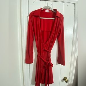 Calvin Klein Wrap Dress